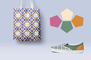 Mauritanian Ornaments Hand Painted, a Pattern Graphic by ColorfulNest (Thumbnail 4 of 6)