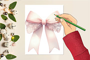 Coquette New Year Bow Png, an Illustration by DreamCafeArt (Thumbnail 5 of 6)