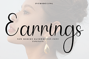 Earrings, a Handwritten Font by InermediaSTUDIO (Thumbnail 1 of 8)