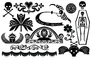 Gravestone Graphics From New England, an Illustration by Little Bunny Sunshine (Thumbnail 4 of 10)