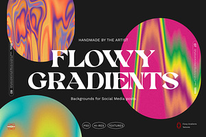 Flowy Gradients Social Media BGs, a Social Media Template by Nomad Visuals