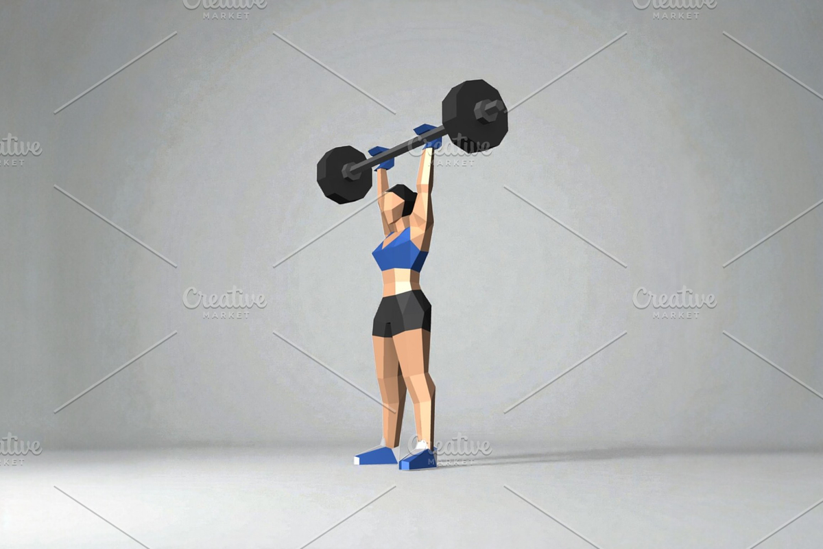 Fit girl - 3d papercraft, a Characters & Person 3D Model by PAPER amaze (Photo 2 of 6)