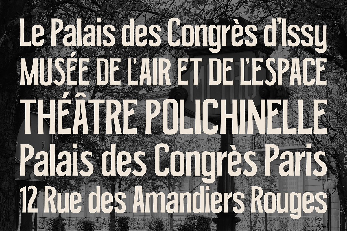 Paris Postcard UPDATED, a Sans Serif Font by The Old Type Foundry (Photo 10 of 11)