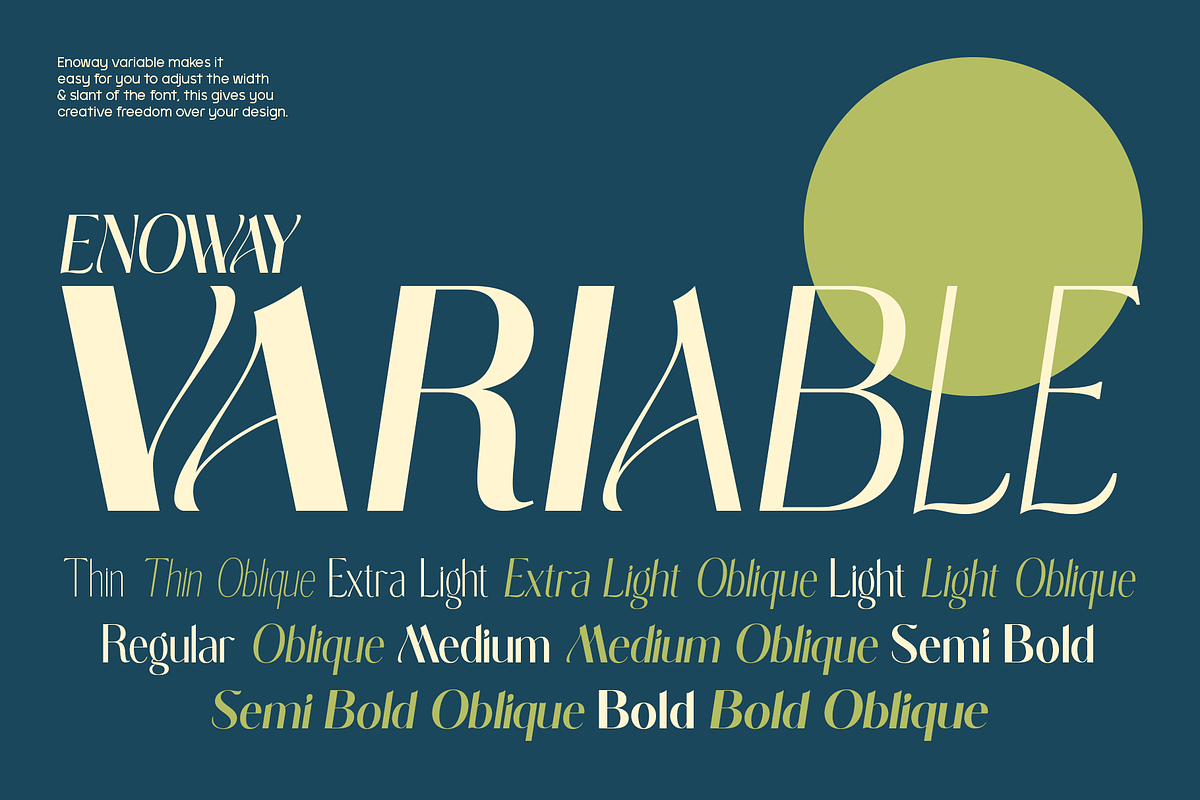 Enoway Pro Modern Art Deco Font, a Sans Serif Font by Valentino Vergan (Photo 6 of 15)