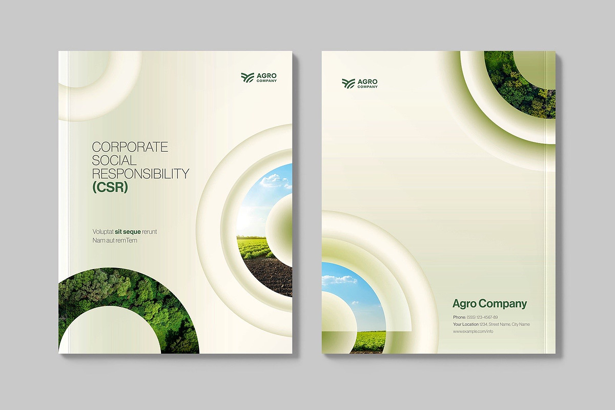 Corporate Social Responsibility, a Brochure Template by BrandPacks