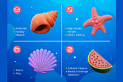 Holiday 3D Icons, an Object 3D Model by Rakata Studio (Thumbnail 2 of 7)