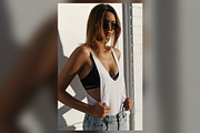 Sunglasses and Tank Top, Urban Wall, a Beauty & Fashion Photo by Chris Joel Campbell (Thumbnail 1 of 2)
