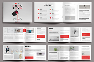 Book Landscape Layout, a Stationery Template by MightyDesign