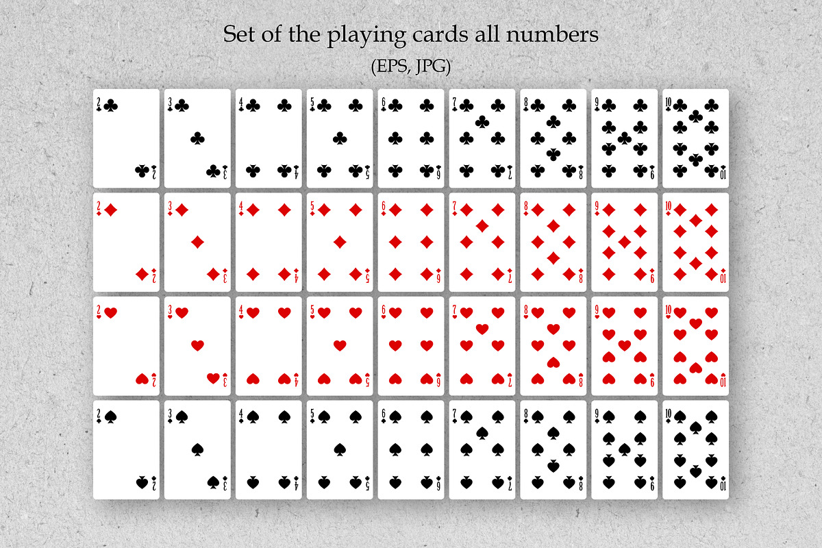 Engraved playing cards for poker, an Object Illustration by Retro Graphic Box (Photo 3 of 5)