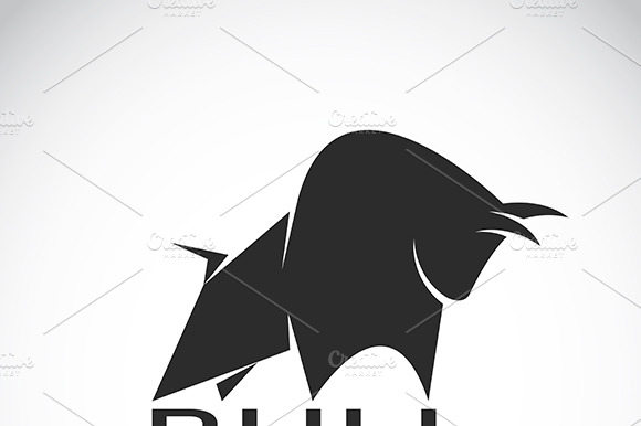 Vector Image Of An Bull Design
