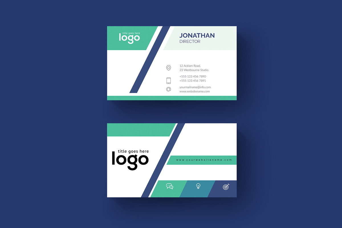 Business Card, a Business Card Template by ZAAS (Photo 1 of 3)