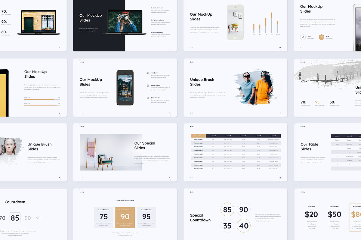 BeMind - Minimal & Creative Template, a Presentation Template by UDEA Store (Photo 13 of 18)