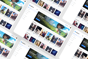Film Dashboard UI Kit, an UI Kit Template by iDoodle Studio