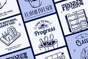 Kitchen Doodle Icon, an Outline Icon by Vectors Market (Thumbnail 3 of 9)