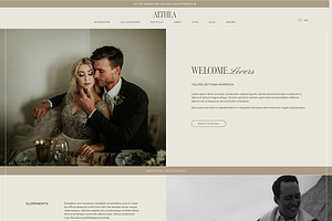 Althea: Squarespace 7.1 Template