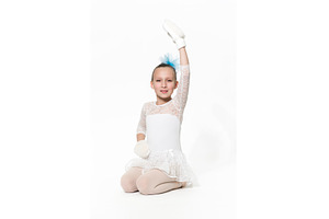 Girl ballerina in white ballet tutu, a Person Photo by Alexander-Piragis