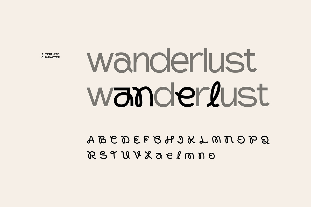 Aminute - Experimental Unique Sans, a Slab Serif Font by Imoodev (Photo 3 of 5)