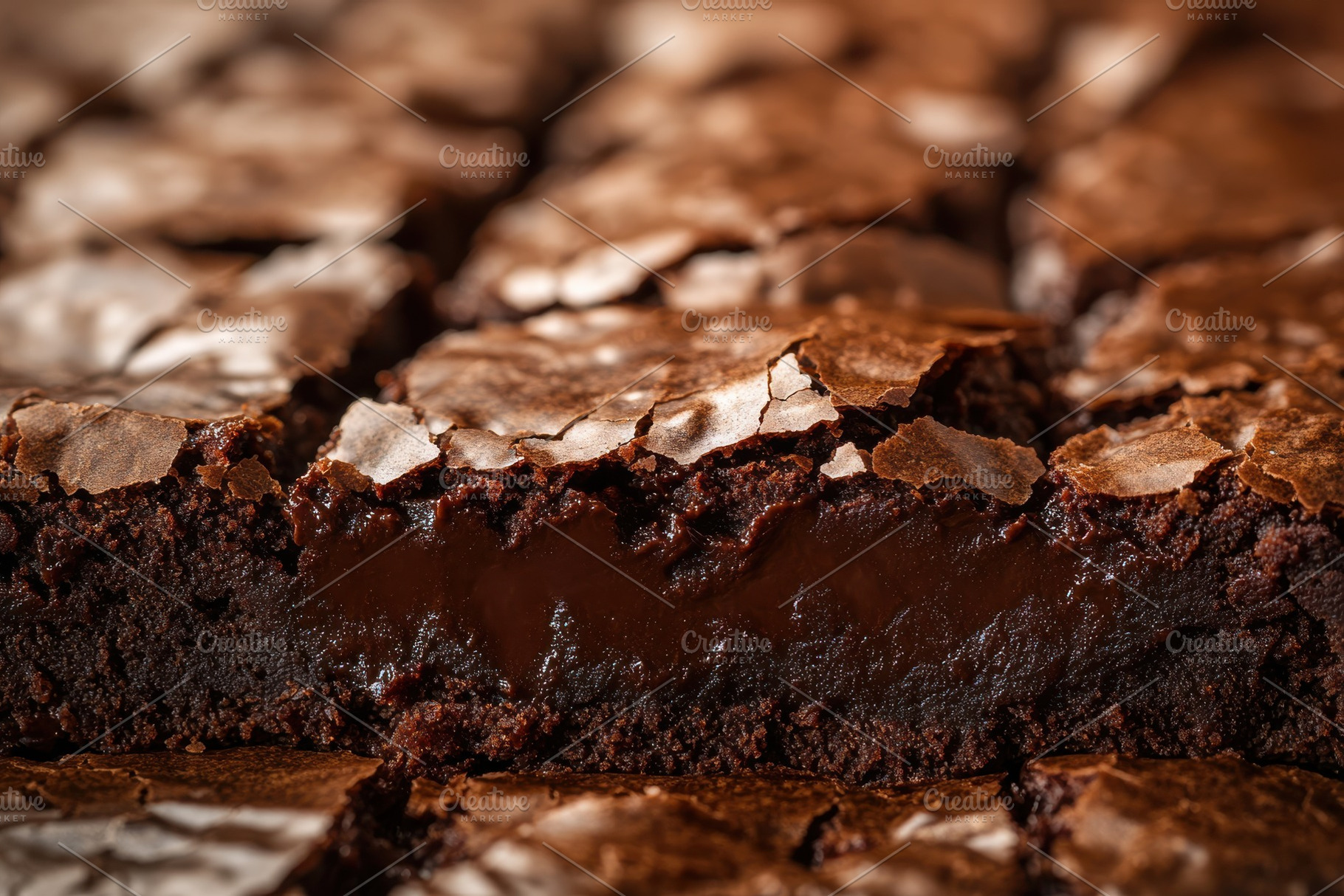 Delicious Chocolate Brownies Rich Da, a Background Photo by Pixeness