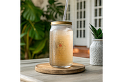 Minimalist Can Glass Mockup Outdoor, a Product Mockup by MockupWizard (Thumbnail 3 of 4)