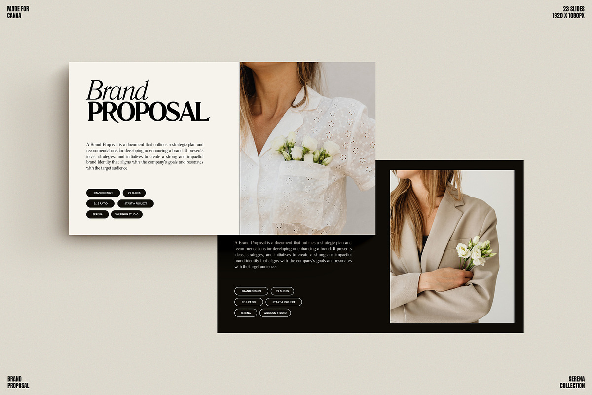 SERE / 3in1 Branding Pack, a Presentation Template by Wildnun Studio (Photo 2 of 40)