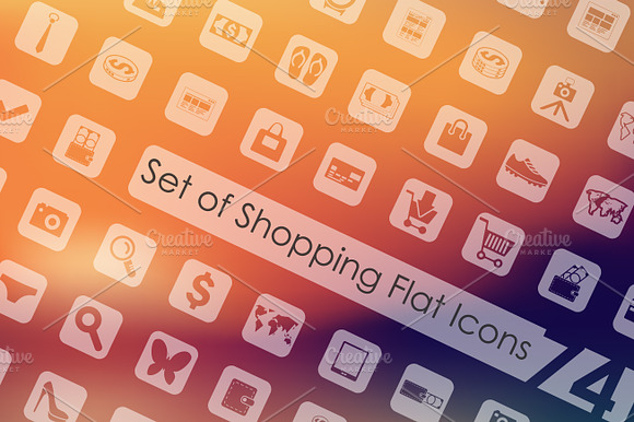 74 Shopping Icons