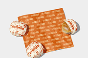 Fast Food Burger Paper Wrap Mockup, a Packaging Mockup by Bartama Graphic (Thumbnail 4 of 5)
