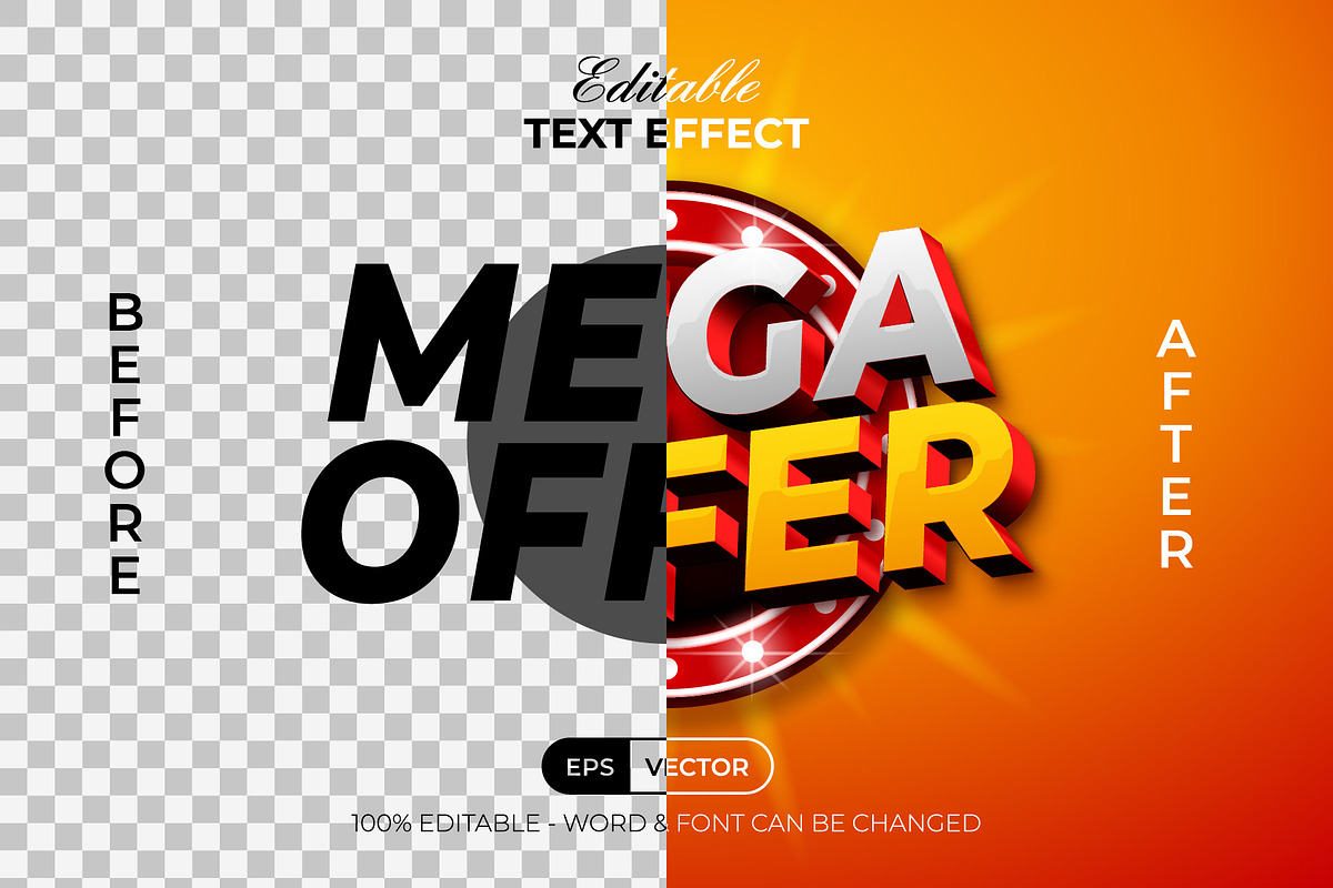 Offer Text Effect Promotion Style, a Layer Style Add-On by Mockmenot (Photo 2 of 2)