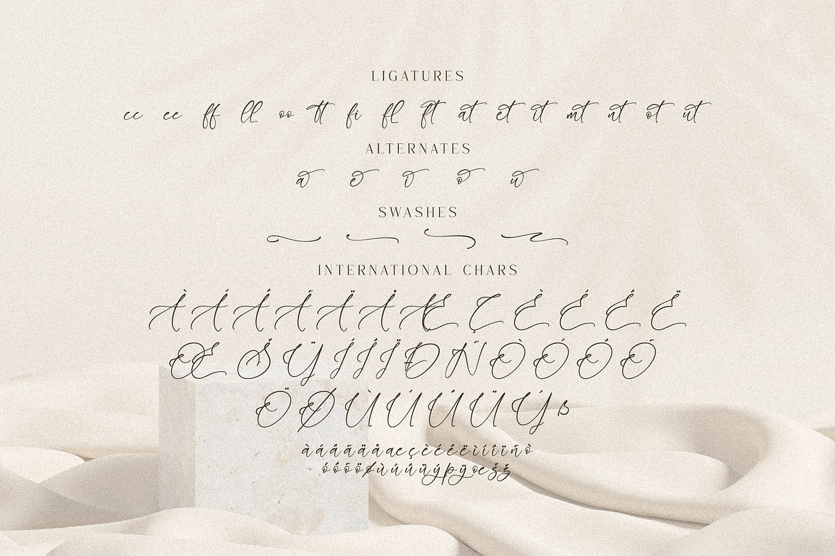 Aloruty Fortune Beauty Calligraphy, a Script Font by Letterena Studios Script (Photo 14 of 15)
