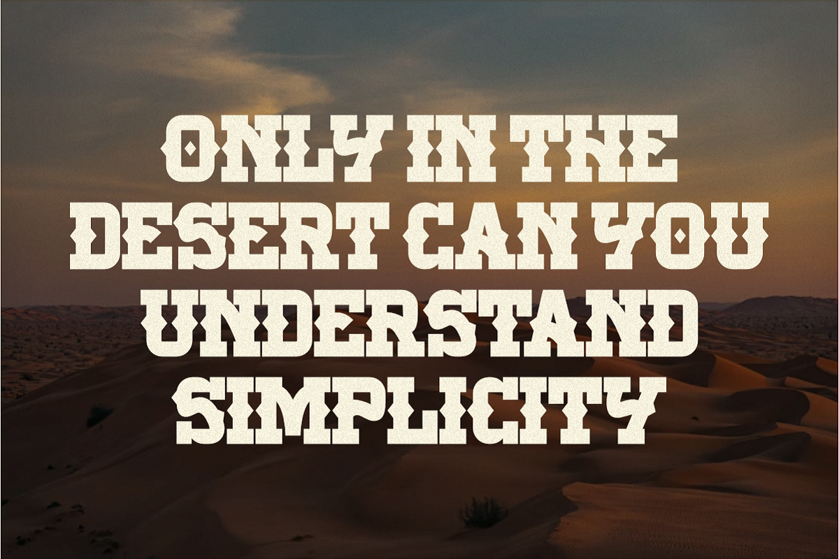 Believe Western - Vintage Slab Serif, a Slab Serif Font by Pian45 Studio (Photo 3 of 8)