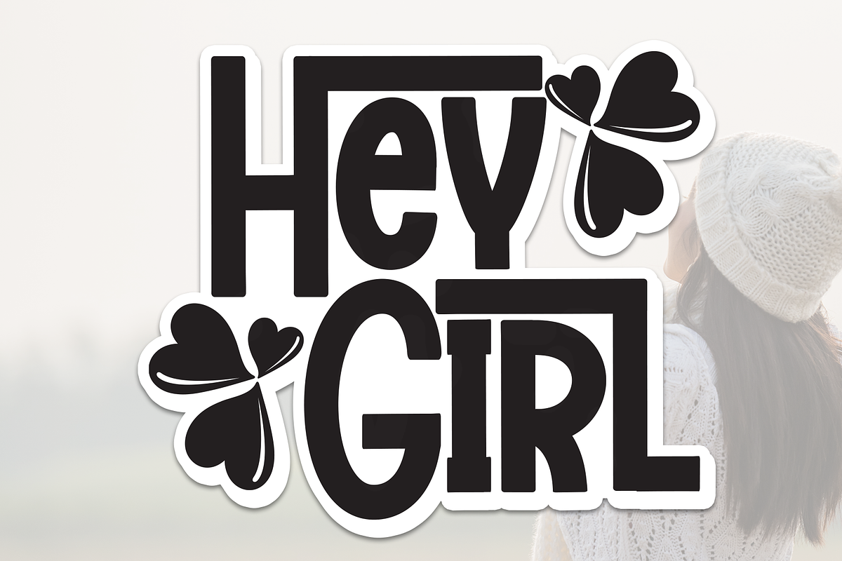 Hey Girl | Script Font, a Script Font by Scratchones (Photo 1 of 9)