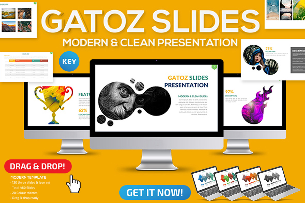 Gatoz Slides Keynote Presentation, a Presentation Template by Graphicgo (Photo 1 of 9)