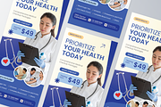 Blue Medical Checkup Roll Up Banner, a Poster Template by Annora Studio (Thumbnail 5 of 6)