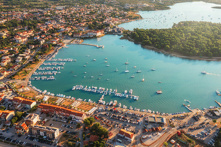 Beautiful Medulin city aerial view, a Nature Photo by KucherPhoto