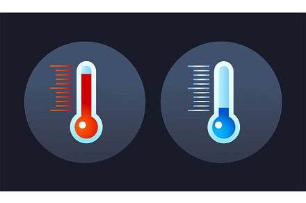 Weather forecast icons, an Object Illustration by Elen_Art
