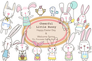 Cheerful Little Bunny, a Brush Add-On by Sense Library (Thumbnail 1 of 7)