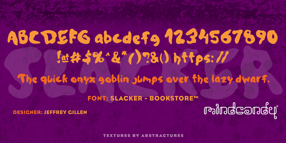 Slacker Store™, a Font by MINDCANDY