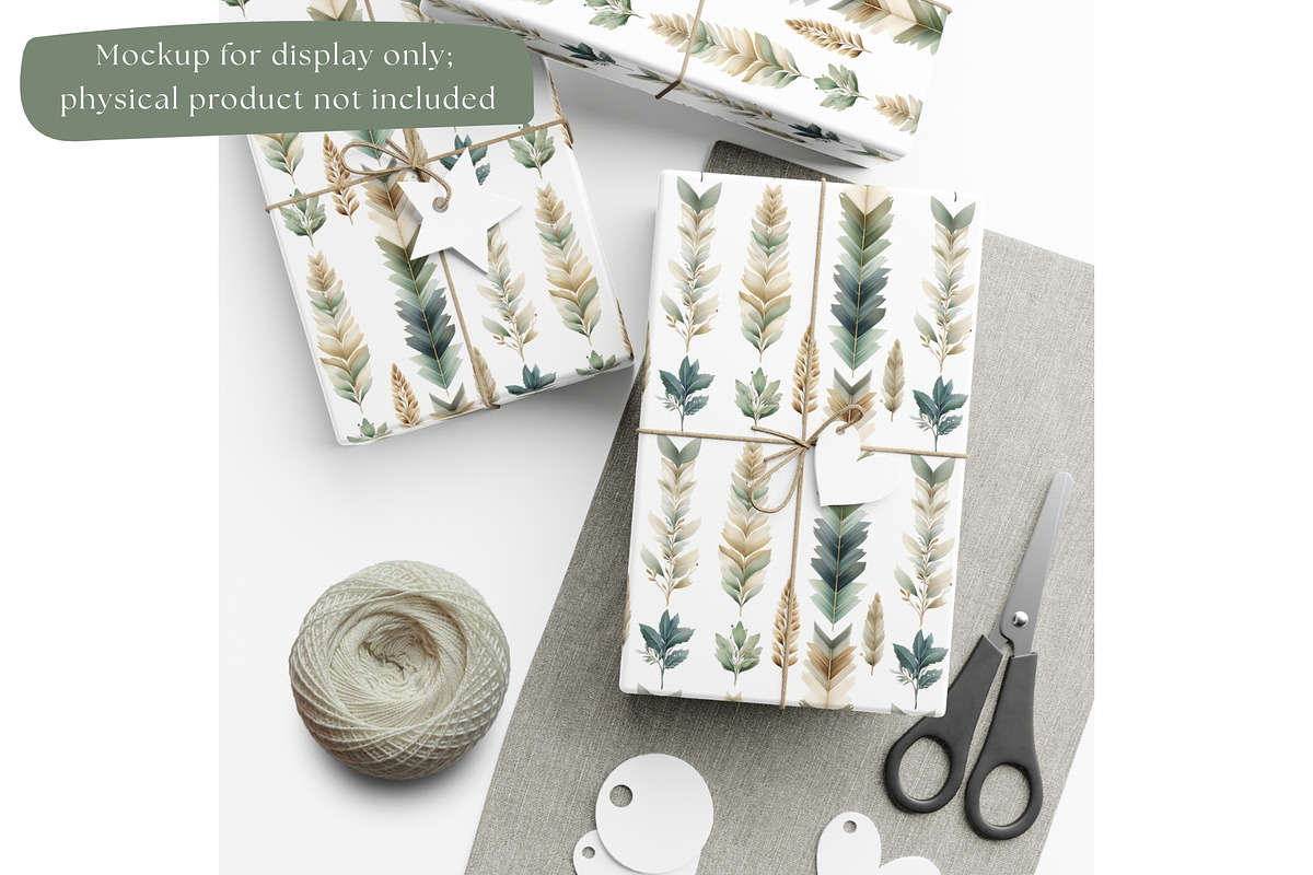 Green Boho Flower Clipart Bundle, a Decorative Illustration by Nicole Branger Art (Photo 16 of 20)