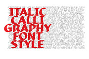 CalliSans, a Sans Serif Font by Ridha-38.lineart (Thumbnail 5 of 6)