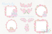 Mother to be PNG Clip Art. Pregnancy, a Decorative Illustration by RivusArt (Thumbnail 6 of 9)