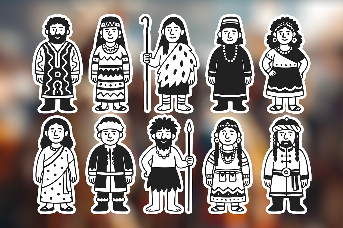 World’s Indigenous Peoples Graphics, a Person Illustration by Ckybe's Corner (Photo 2 of 10)