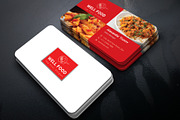 Restaurant Business Card, a Business Card Template by graphicsunday (Thumbnail 1 of 3)
