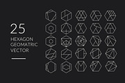 Hexagon Minimalist Geometric Vector, an Illustration by Azruca (Thumbnail 1 of 5)