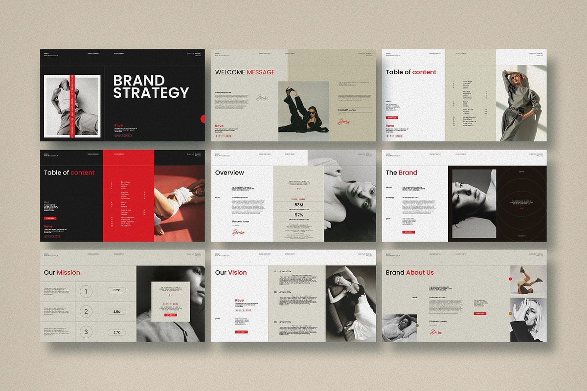 Reve Brand Strategy Template, a Presentation Template by Studio Temply (Photo 8 of 11)