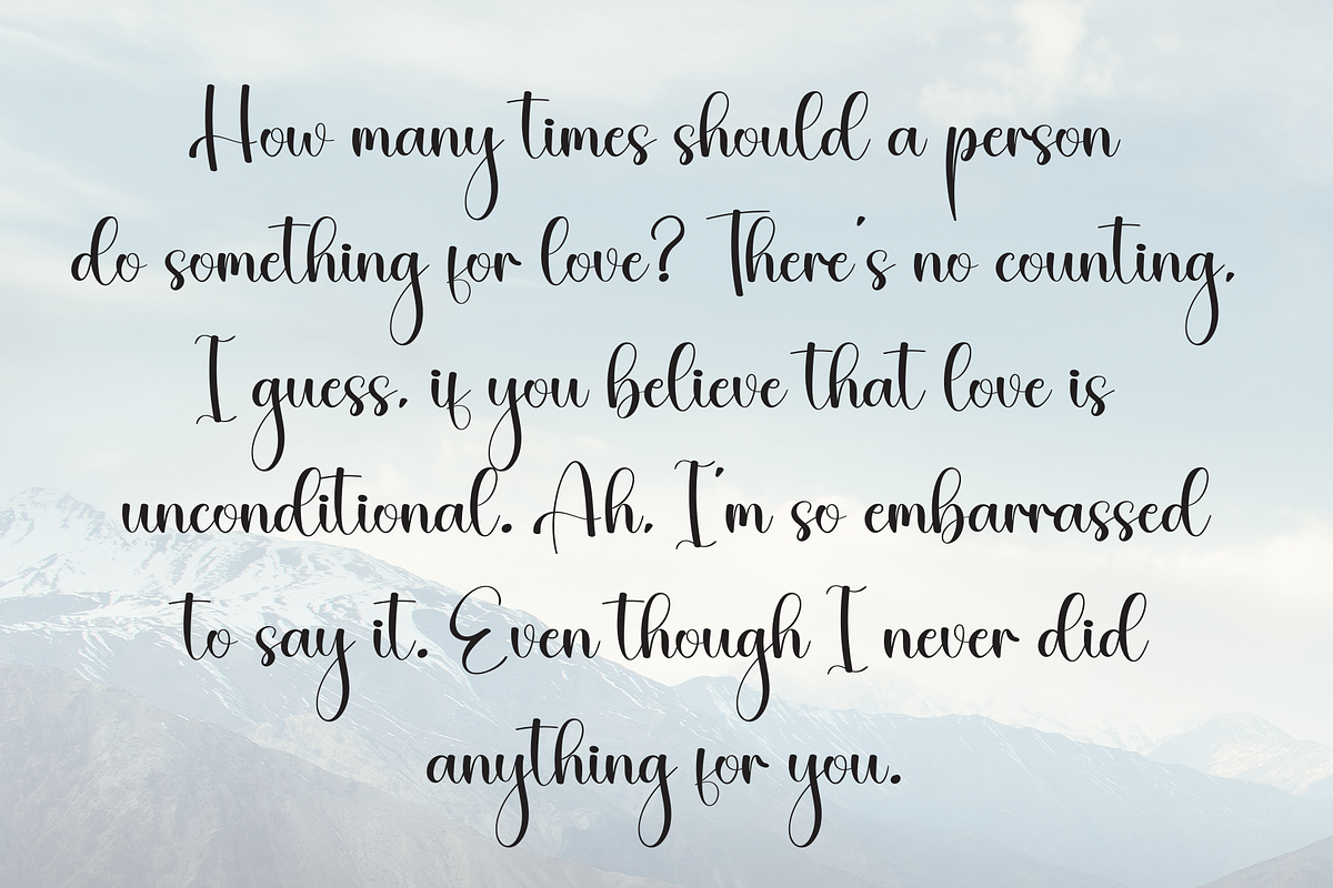Wonderful | Script Font, a Handwritten Font by Scratchones (Photo 6 of 8)