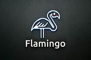 Flamingo Bird Nature Animal Logo, a Branding & Logo Template by jongcreative (Thumbnail 4 of 4)