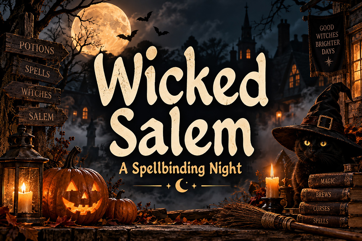 Wicked Salem — Spooky Halloween Font, a Blackletter Font by Wow Magic (Photo 1 of 6)