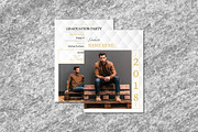 Graduation Invitation, a Card Template by Rimana_Templatehive (Thumbnail 2 of 3)
