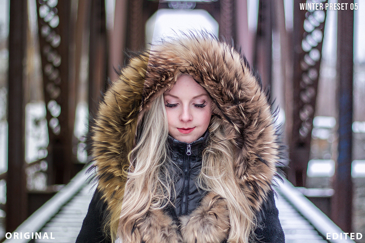 Pro Winter lightroom presets preview 6