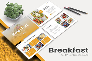 Breakfast Food Powerpoint-G Slide