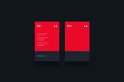 Business cards template: DTI, a Business Card Template by Srg® (Thumbnail 1 of 4)